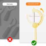 Éplucheur rotatif ultime à 90°