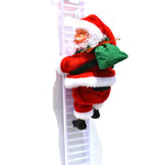 🎅Jouets musicaux électriques pour le Père Noël grimpant à la cheminée🎄