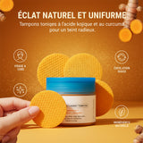 Tampons Tonifiants à l’Acide Kojique et au Curcuma