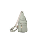 Sac ceinture décontracté à fermeture éclair pour femme