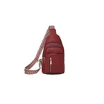 Sac ceinture décontracté à fermeture éclair pour femme