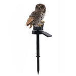Poteau solaire de jardin à figure d'aigle