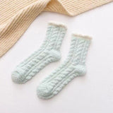 Chaussettes de Noël pelucheuses