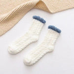 Chaussettes de Noël pelucheuses