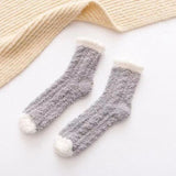 Chaussettes de Noël pelucheuses