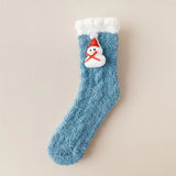Chaussettes de Noël pelucheuses
