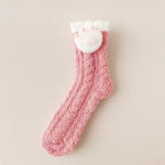 Chaussettes de Noël pelucheuses