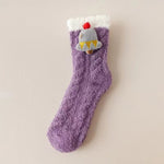 Chaussettes de Noël pelucheuses