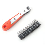 Clé à Cliquet Bidirectionnelle à Mini-bits