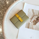 Portefeuille court coloré