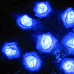 Guirlande lumineuse LED en forme de roses
