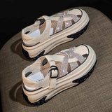 Sandales plateforme strass creux femme