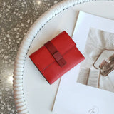 Portefeuille court coloré