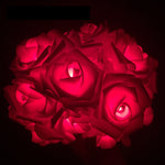 Guirlande lumineuse LED en forme de roses