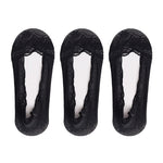 Chaussettes de doublure en dentelle pour femmes