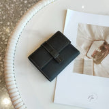 Portefeuille court coloré