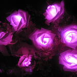 Guirlande lumineuse LED en forme de roses