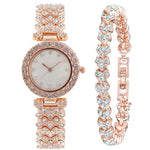 Ensemble de montres de luxe en strass