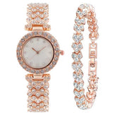 Ensemble de montres de luxe en strass