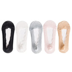 Chaussettes de doublure en dentelle pour femmes