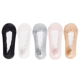 Chaussettes de doublure en dentelle pour femmes
