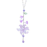 Pendentif Fleur Élégant pour Rétroviseur de Voiture