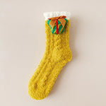 Chaussettes de Noël pelucheuses