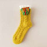Chaussettes de Noël pelucheuses