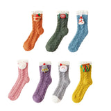 Chaussettes de Noël pelucheuses