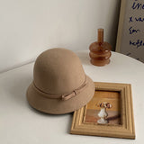 Chapeau de pêcheur en tweed de laine