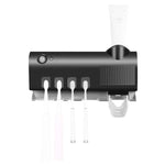 Stérilisateur de brosse à dents intelligent à lumière UV, distributeur de dentifrice à monter sur le mur