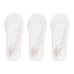 Chaussettes de doublure en dentelle pour femmes