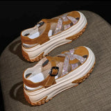 Sandales plateforme strass creux femme