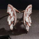 Bracelet et bague ailes d'ange