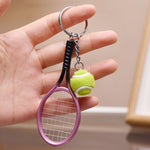 Porte-clés raquette de tennis