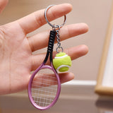 Porte-clés raquette de tennis