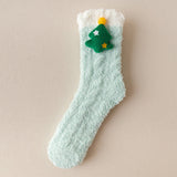 Chaussettes de Noël pelucheuses