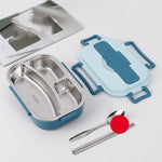 Boite à repas portable de grande capacité en acier inoxydable