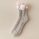 Chaussettes de Noël pelucheuses