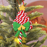 Pendentif en argile arbre de Noël