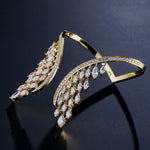 Bracelet et bague ailes d'ange