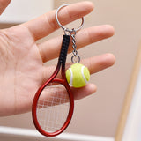 Porte-clés raquette de tennis