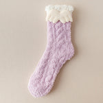 Chaussettes de Noël pelucheuses