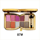 Palette d'ombres à paupières 10 couleurs pailletées