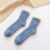 Chaussettes de Noël pelucheuses
