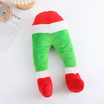 Décoration de jambes de Père Noël
