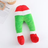 Décoration de jambes de Père Noël