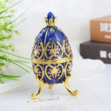 Boîte à bijoux en forme d'œuf pour Pâques