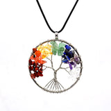 Collier Arbre De Vie Coloré