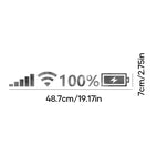 Autocollant réfléchissant sur le signal de la batterie